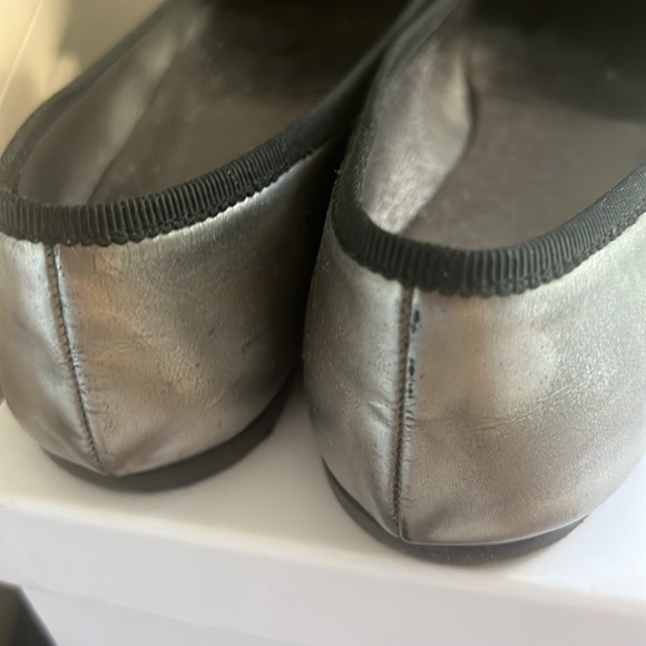 Prada silver and black trim flats with stones - Picture 2 of 5
